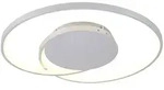 Lucande LED-Deckenlampe Enesa, 63 cm, CCT, Remote, dimmbar - Silber/Grau