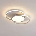 Lucande LED-Deckenlampe Senne, CCT, silber, Metall - Silber/Grau