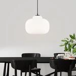 BRILLIANT dimmbare Retro H&auml;ngelampe mit wei&szlig;em Glas-Schirm | h&ouml;henverstellbare