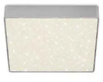 LED Aufbauleuchte Sternenhimmel rahmenlos 4000K 16W silber Metall Briloner -...