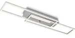 LED Deckenleuchte Memoryunktion getrennt schaltbar 40W Silber Metall Briloner - Grau