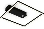 LED Deckenleuchte, Sensor, schwarz, LED/14W - Schwarz