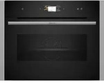 Neff C24FS31N0, N 90, Kompakt-Dampfbackofen, 60 x 45 cm, Edelstahl - Schwarz Neff C24FS31N0, N 90, Kompakt-Dampfbackofen, 60 x 45 cm, Edelstahl - Schwarz