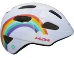LAZER Kinder-Fahrradhelm PNut KinetiCore, Rainbow - Wei&szlig;