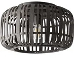 BRILLIANT Woodrow Deckenleuchte 40cm holz dunkel/schwarz