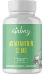 Vitabay Astaxanthin 12 mg &ndash; 90 vegane Softgel-Kapseln &ndash; aus Haematococcus