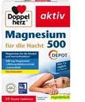 Doppelherz akitv Magnesium 500 f&uuml;r die Nacht Depot-Tabletten, 30 St. Tabletten