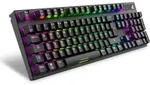 Sharkoon SKILLER SGK20 Red, Kabelgebunden, USB, Mechanischer Switch, QWERTZ,...