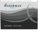 WATERMAN Tintenpatrone Stand. Intense Black 8 St&uuml;ck