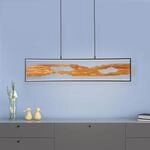 BRILLIANT schwarze LED H&auml;ngelampe CHAUMONT | h&ouml;henverstellbare Pendelleuchte mit