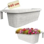 Blumenkasten Balkon Balkonkasten mit Halterung Pflanzkasten Balkongel&auml;nder