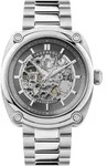 Ingersoll I13304 The Michigan Automatik Herrenuhr 45mm 5ATM - Silber
