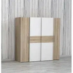 Dreh-/Schwebet&uuml;renschrank KALIXTUS - Braun