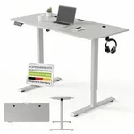 Juskys H&ouml;henverstellbarer Schreibtisch 140x60cm - Elektrisch stufenlos verstellbar