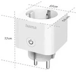 Hama 00176638, CEE 7/7, WLAN, 2400 MHz, Wei&szlig;, IP20, 3680 W - Wei&szlig;