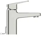 Ideal Standard Waschtischarmatur Ceraplan ohne Ablaufgarnitur H75, Ausladung 103mm