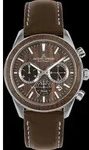 Jacques Lemans 1-2115B Eco Power Wood Herrenuhr 44mm 10ATM - Silber