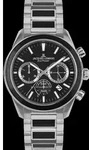 Jacques Lemans Eco Power 1-2115F Herrenchronograph - Schwarz