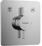 hansgrohe DuoTurn Q Mischer Unterputz chrom, 2 Verbraucher, 1 Stk. - Wei&szlig;