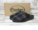 Fischer Markenschuhe Herren - Pantoffeln in grau, Gr. 40 - Grau - 40