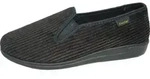 Fischer Herren Hausschuh Streifen Cord Slipper Stretch 204120, Gr&ouml;&szlig;e:41 EU,