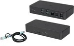 D I-TEC USB-C Thunderbolt 3 Dual 4K Docking Station - Schwarz