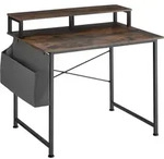 tectake&reg; Schreibtisch Thornton 120 x 60 x 110 cm - Dunkelbraun