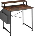 tectake&reg; Schreibtisch Everett 80 x 55 x 90 cm - Dunkelbraun