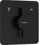 hansgrohe DuoTurn Q Mischer Unterputz f&uuml;r 2 Funktionen - Schwarz