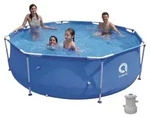 Sirocco Blue Pool 300 x 76 cm Set mit Filtereinsatz - Blau
