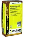 weber.rep R4 duo Reparaturm&ouml;rtel & Feinspachtel Zementgrau, 20 kg - Grau