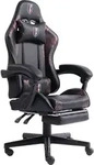 Schreibtischstuhl B&uuml;rostuhl Gamingstuhl Racing Chair Chefsessel - Rosa