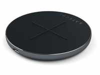 Satechi Aluminum PD und QC Wireless Charger Ladestation - Space Gray (Grau)