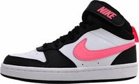 Nike Court Borough Mid Sportschuhe Kinder Sneaker sportlicher Schn&uuml;rer Wei&szlig;