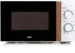 Domo DO2720, Arbeitsplatte, Solo-Mikrowelle, 200 l, 700 W, Drehregler, Wei&szlig;, Holz -