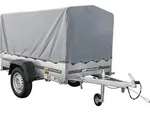 Tieflader Pkw Anh&auml;nger Garden Trailer 200 KIPP 200x106 cm 750 kg [mit...