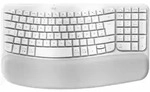 Logitech Wave Keys Keyboard with cushioned palm rest wireless Bluetooth LE QWERTY