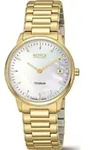 Boccia Damen Titan Uhr Royce concept goldfarben 3341-03 - Blau