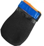 Non-stop dogwear Hundeschuhe Protector Booties, Gr&ouml;&szlig;e: L - Schwarz