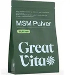 GreatVita MSM Pulver 1000g | 99,9% reines Methylsulfonylmethan, organischer Schwefel