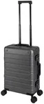 Travelhouse Oslo Aluminium Handgep&auml;ck Koffer 55 cm Grau &ndash; Kabinentrolley ohne