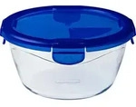 Pyrex 287PG00, Sch&uuml;ssel, Rund, 0,7 l, Blau, Transparent, Glas, -40 - 300 &deg;C -