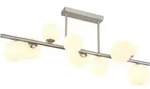 Globo Lighting Deckenleuchte Metall Nickel matt, 9x G9 LED - Silber
