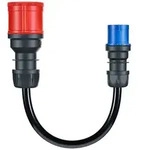 go-e Adapter Gemini flex 22 kW auf CEE blau 16 A, Schwarz, Gerade, Gerade, IP55, 22