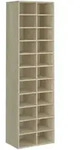 vidaXL Schuhschrank Sonoma-Eiche 54x34x183 cm Holzwerkstoff - Braun