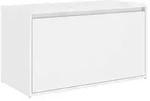 vidaXL Flurbank 80x40x45 cm Wei&szlig; Holzwerkstoff - Wei&szlig;