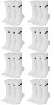 NIKE DX5025 Essential CREW Socken Damen, Herren, Unisex Sportsocken - Farbe: wei&szlig; -