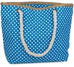 styleBREAKER Strandtasche mit Punkte Muster und Kordelgriffen | gro&szlig;es...