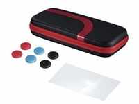 Hama Zubehör Set Nintendo Switch schwarz rot Tasche Schutzglas Case Schutzhülle