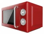 Cecotec 01705, Arbeitsplatte, Solo-Mikrowelle, 20 l, 700 W, Drehregler, Rot - Rot